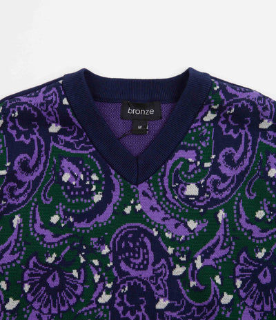 Bronze 56K Paisley Vest - Green