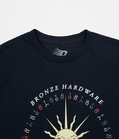 Bronze 56K Peace Love and Hardware T-Shirt - Navy