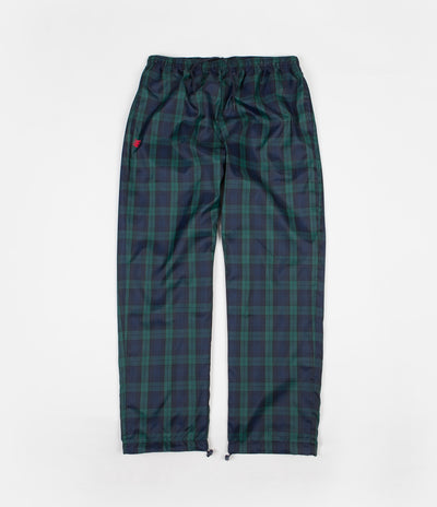 Bronze 56K Plaid Track Pants - Navy / Green