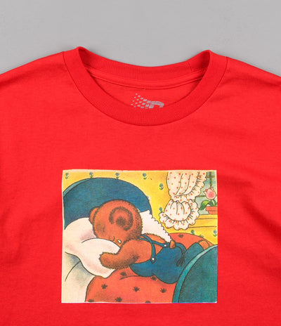 Bronze 56K Sad Bear T-Shirt - Red