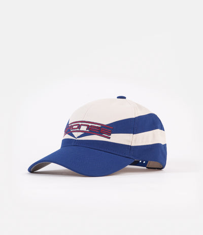 Bronze 56K Sports Snapback Cap - Off White / Blue