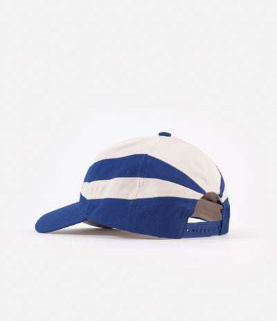 Bronze 56K Sports Snapback Cap - Off White / Blue
