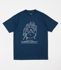 Bronze 56K Summerjam T-Shirt - Harbor Blue / White