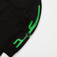 Bronze 56K The Club Long Sleeve T-Shirt - Black / Neon Green thumbnail