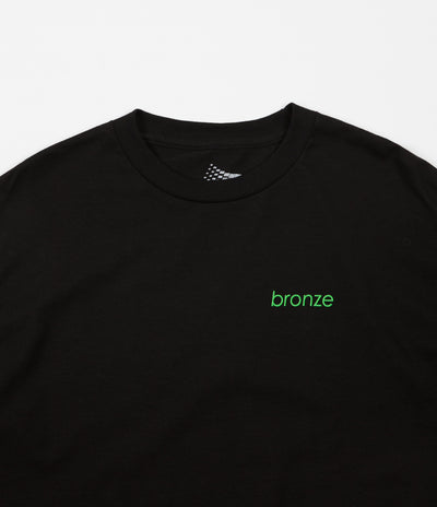 Bronze 56K The Club Long Sleeve T-Shirt - Black / Neon Green