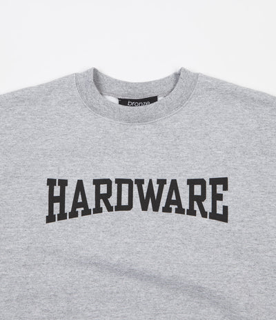 Bronze 56K Varsity Hardware Crewneck Sweatshirt - Grey / Black