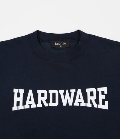 Bronze 56K Varsity Hardware Crewneck Sweatshirt - Navy