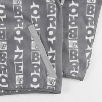 Bronze 56K Vertical Full Zip Fleece - Cool Grey / White thumbnail
