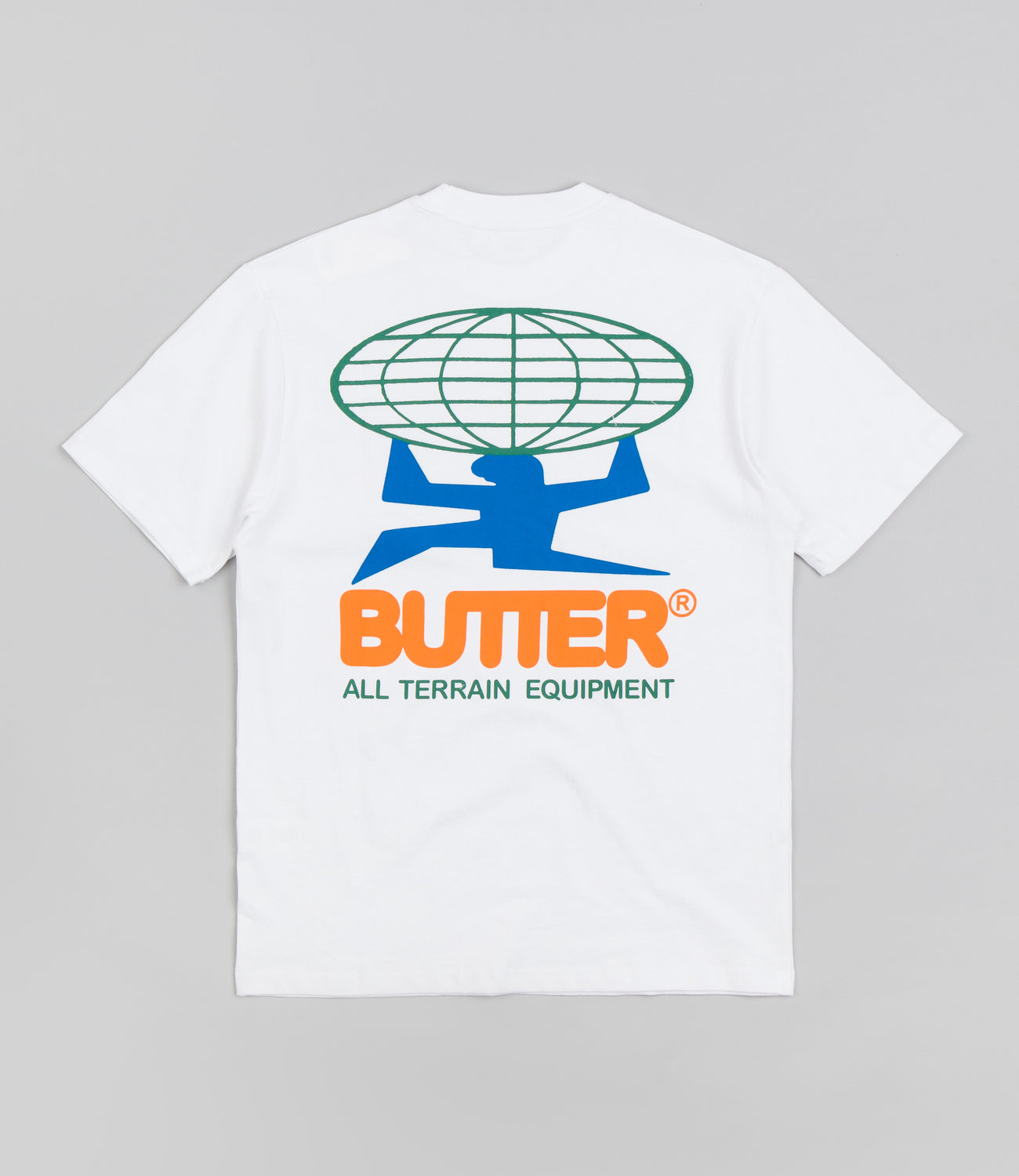 Butter Goods All Terrain TShirt White Flatspot