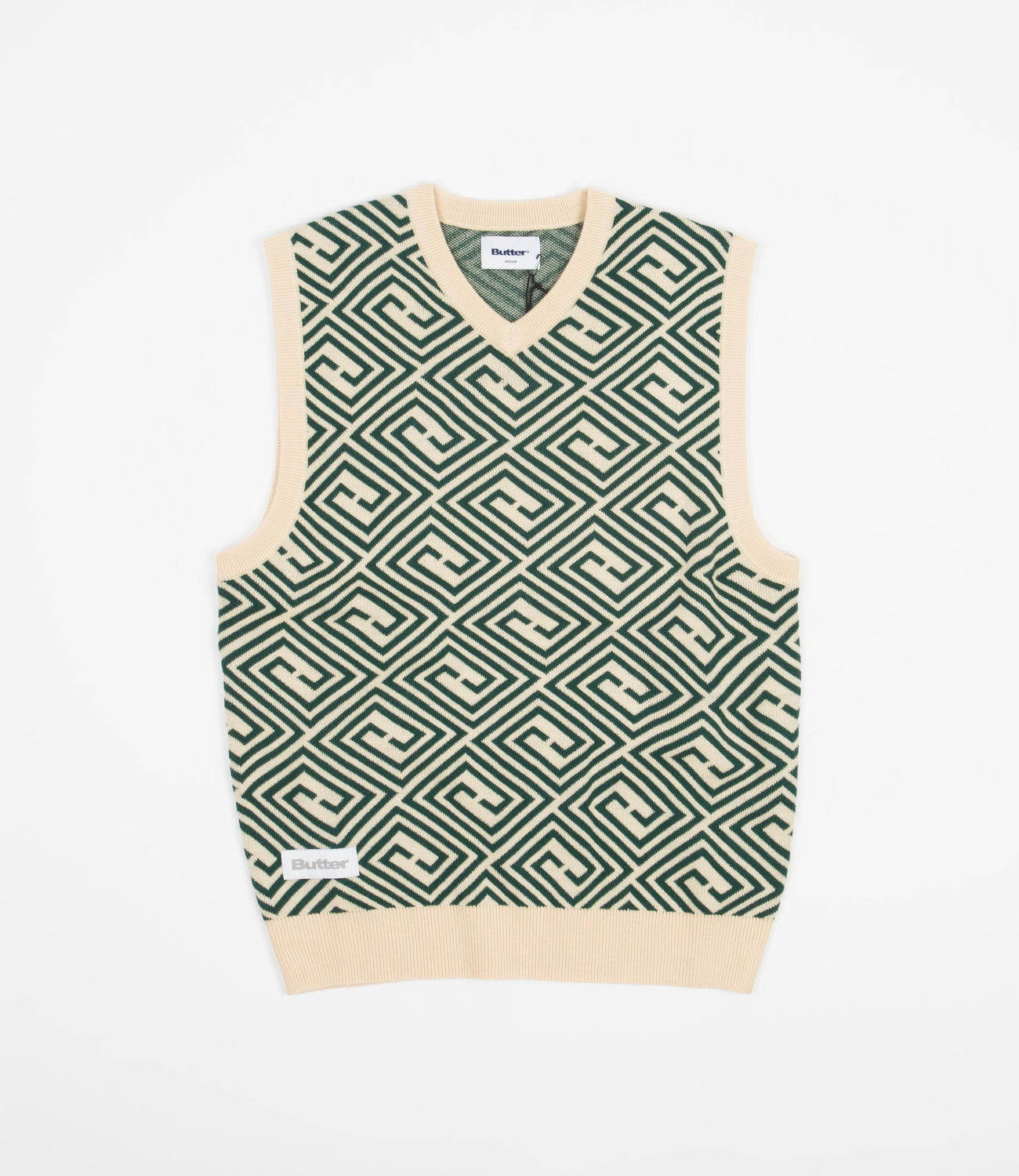 Butter Goods Athena Knitted Vest Cream Flatspot