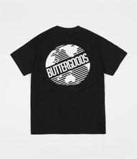 Butter Goods Axis Worldwide Logo T-Shirt - Black