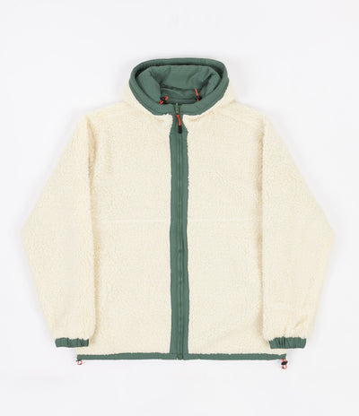 Butter Goods Basecamp Reversible Jacket  - Sage / Natural