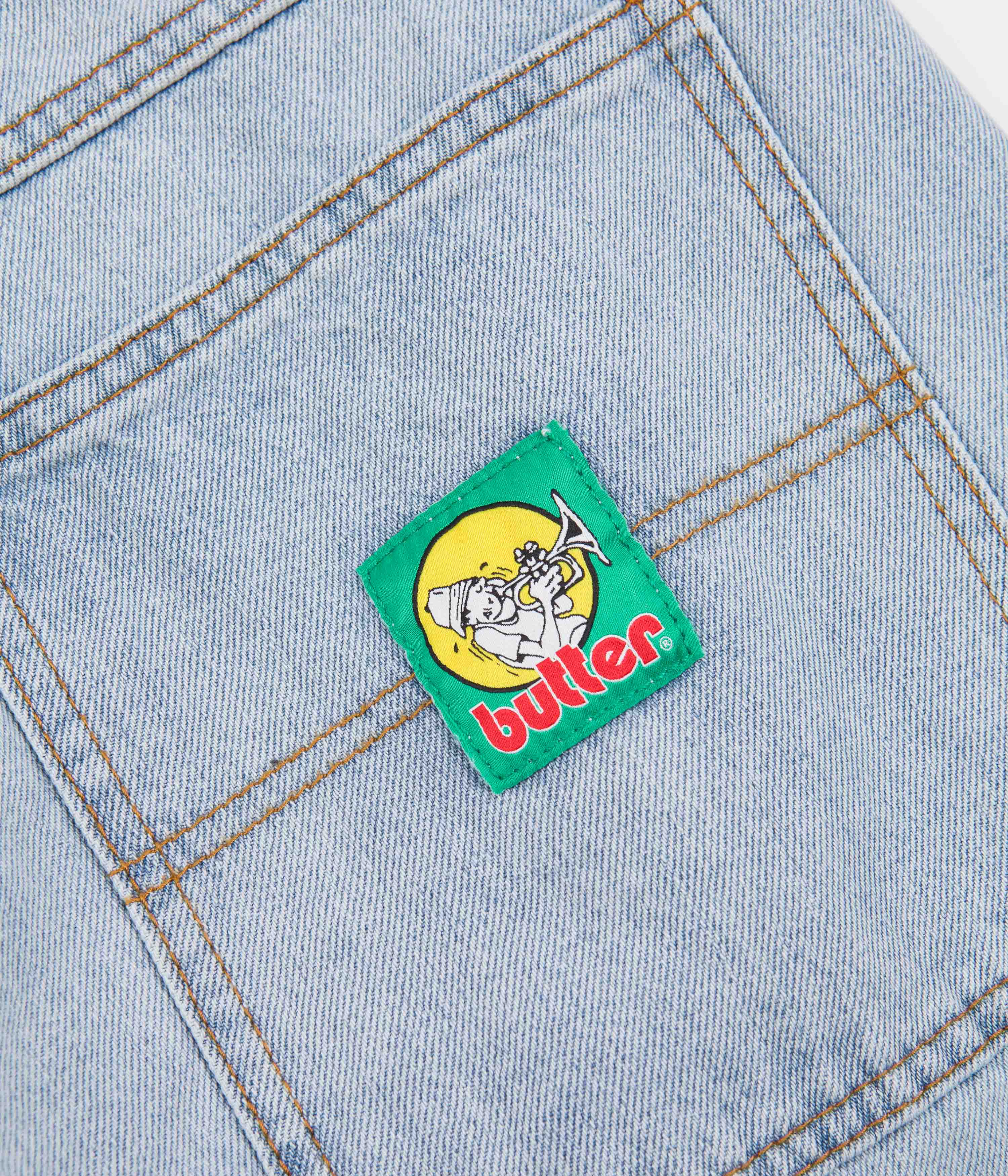 Butter Goods Brass Worker Denim Jeans Light Blue Flatspot