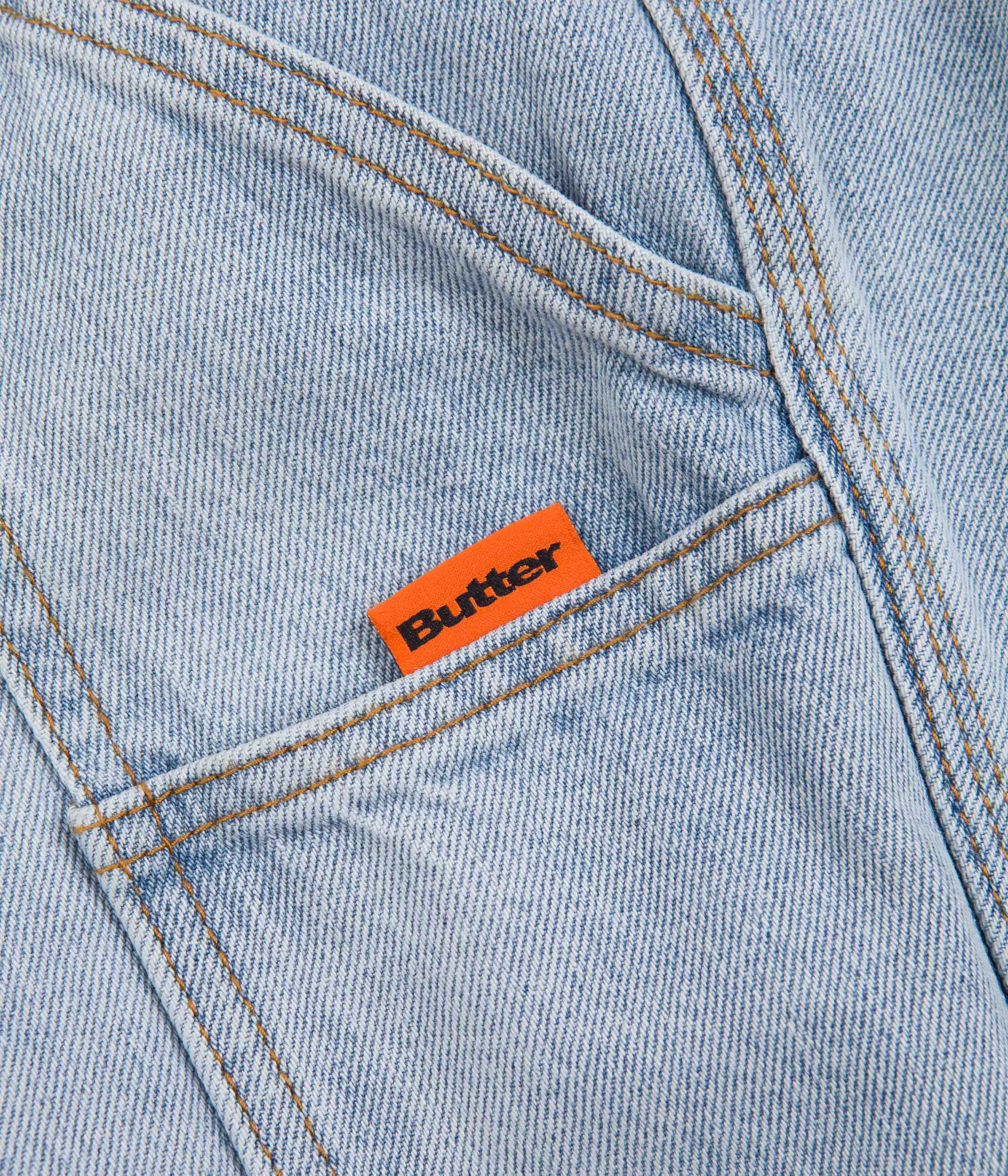 Butter Goods Brass Worker Denim Jeans Light Blue Flatspot