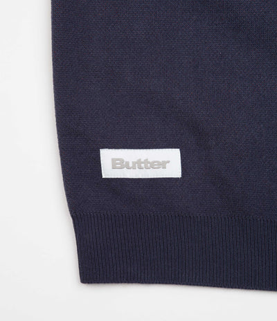 Butter Goods Bug Knitted Vest - Navy