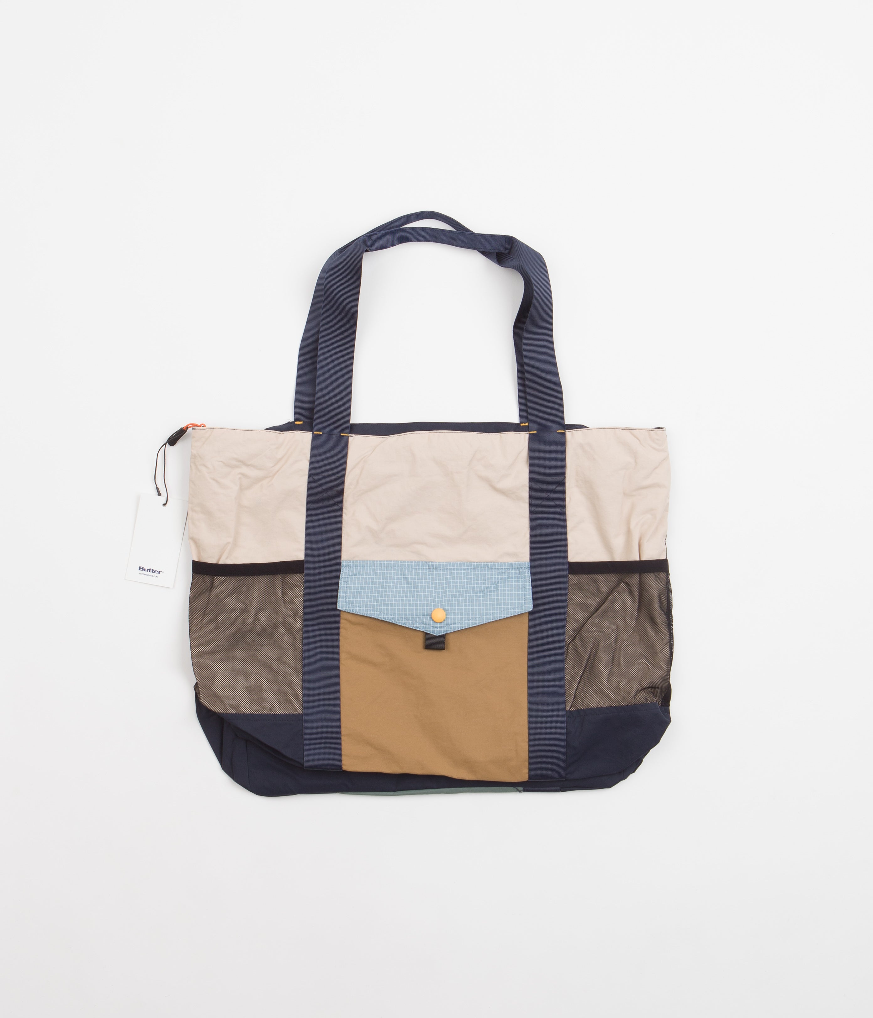 Butter Goods Cargo Tote Bag Navy / Khaki Flatspot
