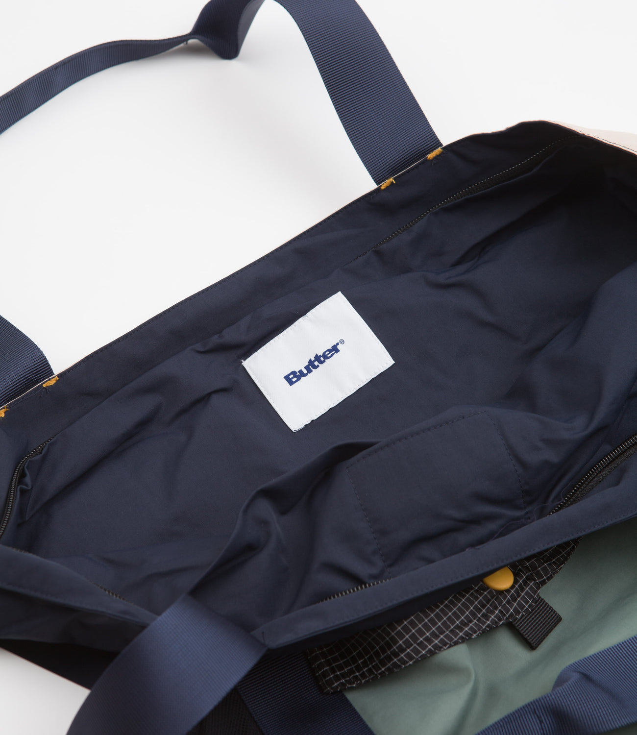 Butter Goods Cargo Tote Bag Navy / Khaki Flatspot