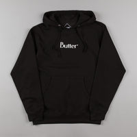 Butter Goods Classic Logo Hooded Sweatshirt - Black thumbnail