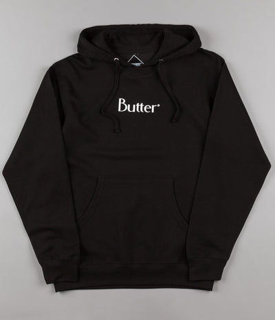 Butter Goods Classic Logo Hooded Sweatshirt - Black
