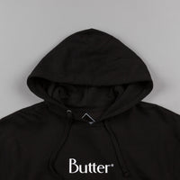 Butter Goods Classic Logo Hooded Sweatshirt - Black thumbnail