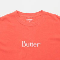 Butter Goods Classic Logo Pigment Dyed T-Shirt - Melon thumbnail