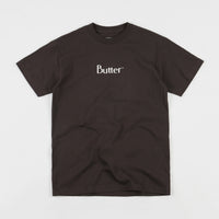 Butter Goods Classic Logo T-Shirt - Brown thumbnail