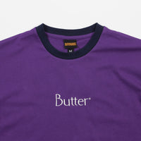 Butter Goods Classic Ringer T-Shirt - Mauve thumbnail