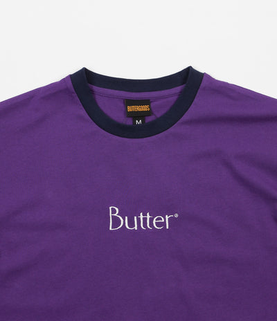 Butter Goods Classic Ringer T-Shirt - Mauve