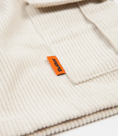 Butter Goods Corduroy Cargo Shorts - Bone