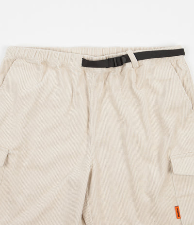Butter Goods Corduroy Cargo Shorts - Bone