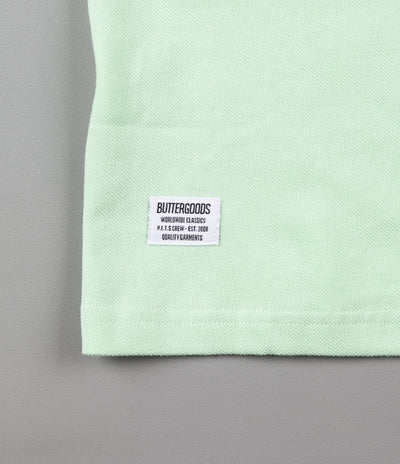 Butter Goods Court Polo Shirt - Black / White / Mint