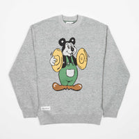 Butter Goods Cymbals Knitted Sweatshirt - Heather Grey thumbnail