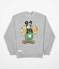 Butter Goods Cymbals Knitted Sweatshirt - Heather Grey