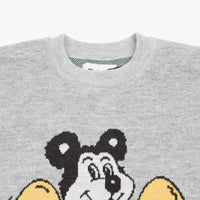 Butter Goods Cymbals Knitted Sweatshirt - Heather Grey thumbnail