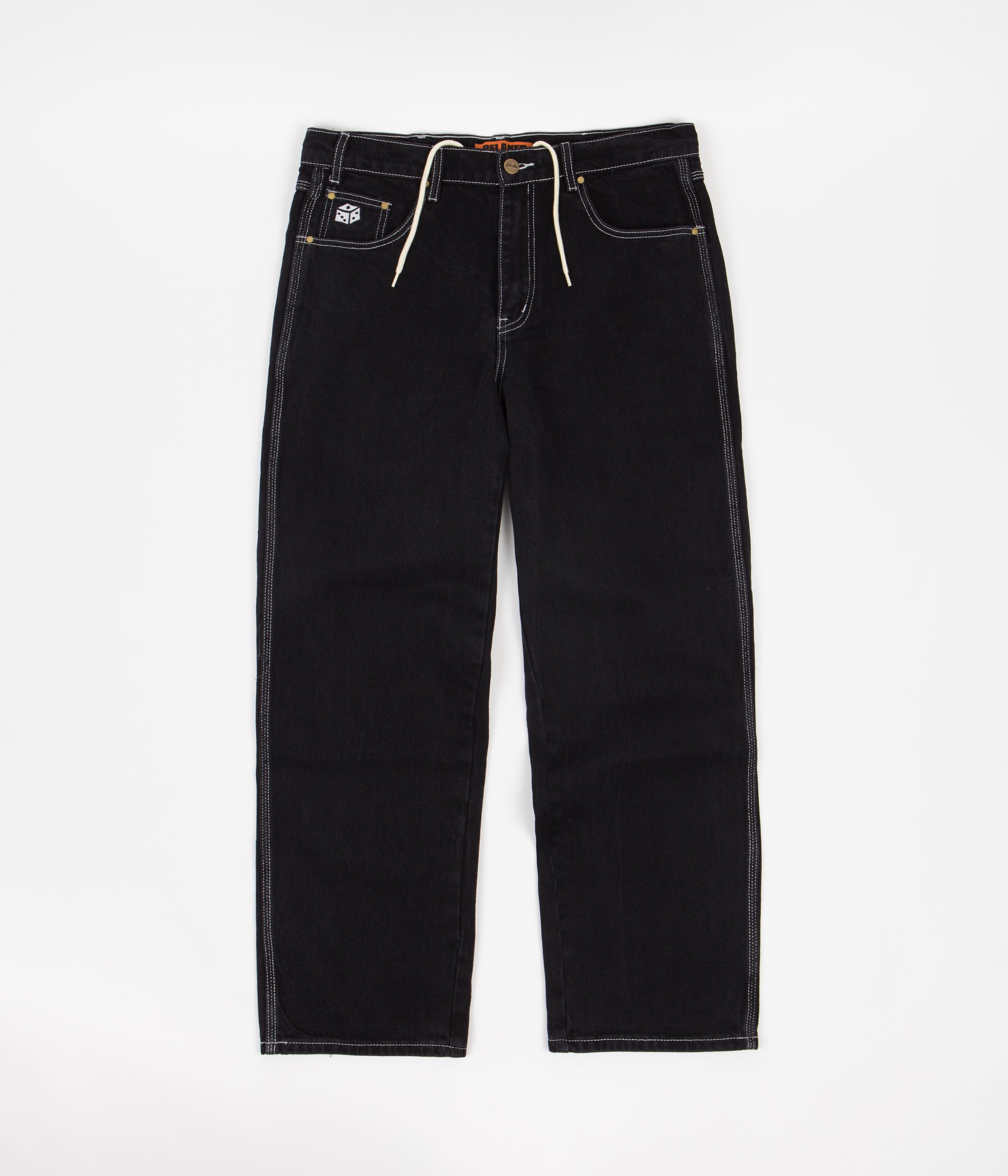 Butter Goods Dice Jeans Washed Black Flatspot