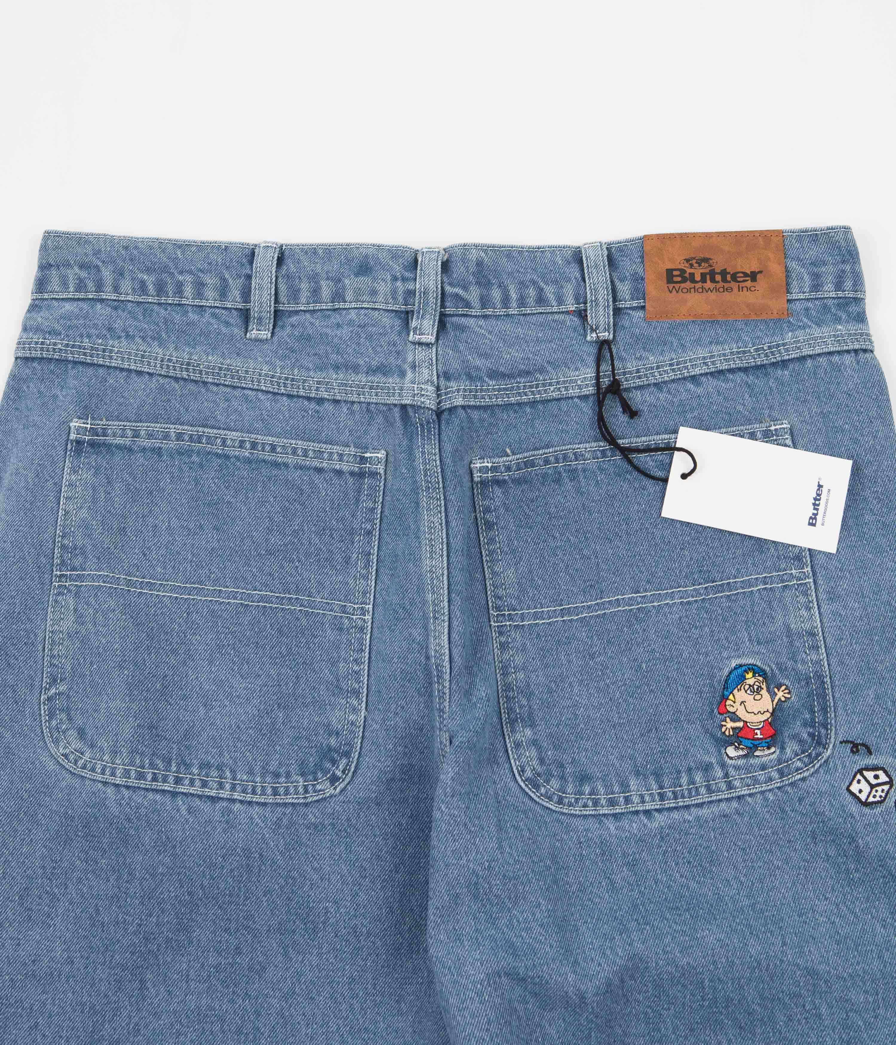Butter Goods Dice Jeans Washed Indigo Flatspot