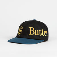 Butter Goods Discovery Cap - Black / Dark Teal thumbnail