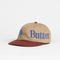 Butter Goods Discovery Cap - Khaki / Wine thumbnail
