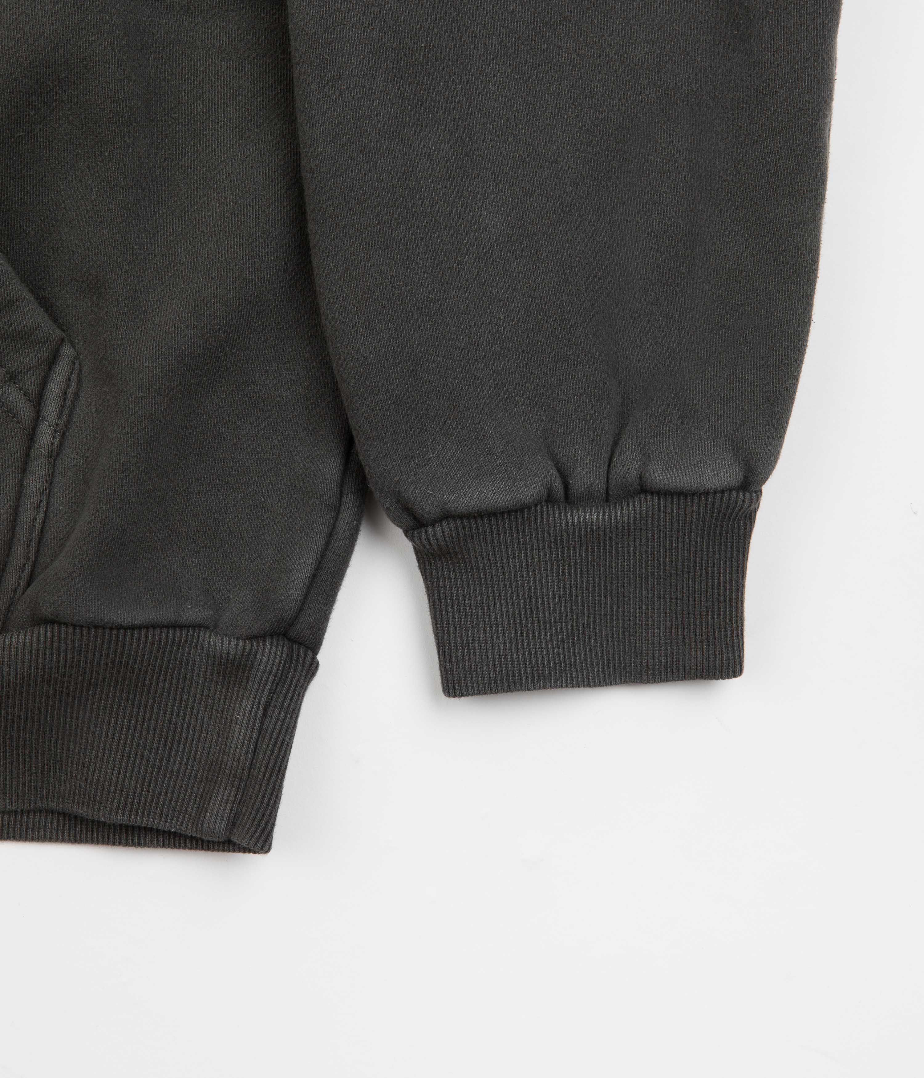 Butter Goods Distressed Dye Hoodie Pepper Flatspot