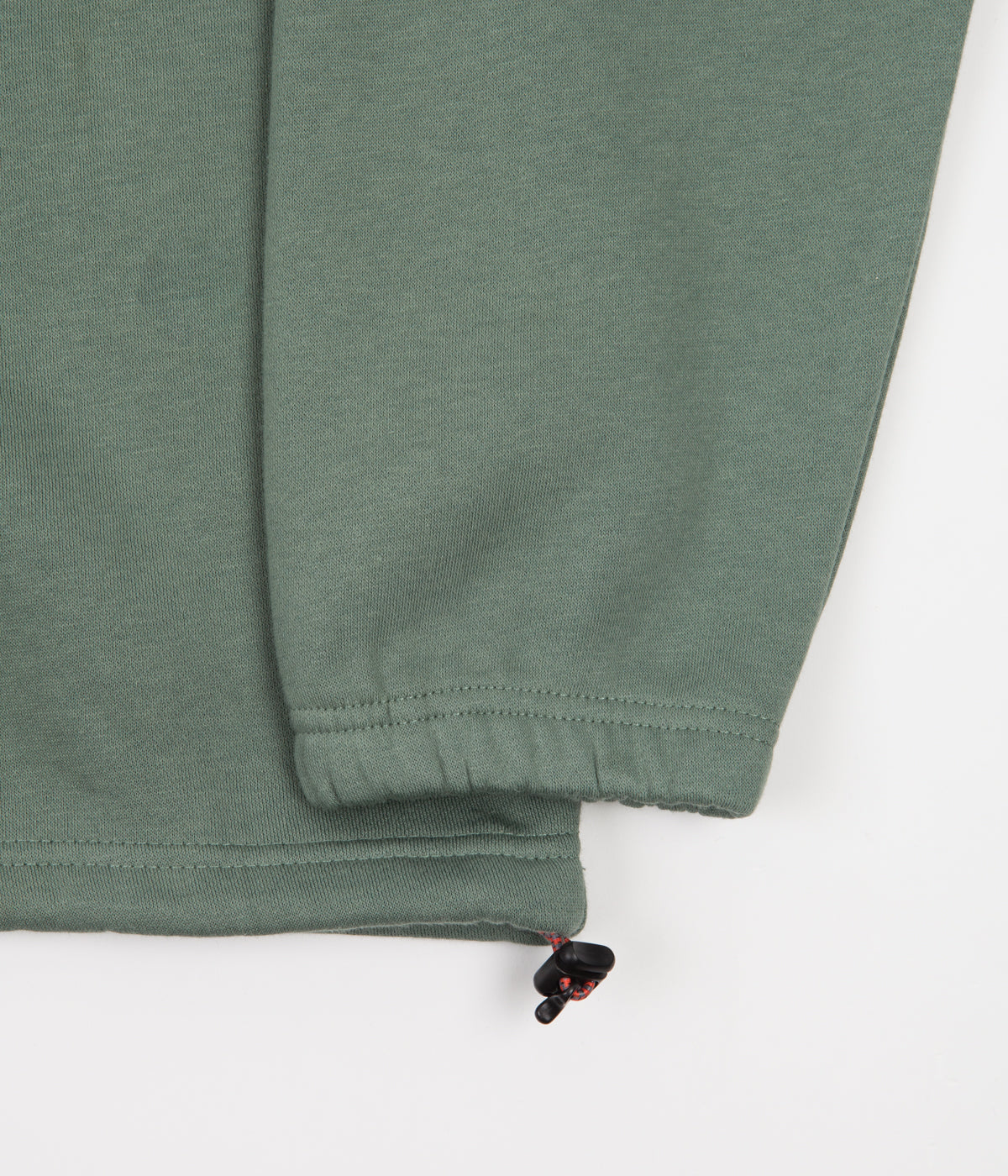 Butter Goods Downwind 1/4 Zip Sweatshirt Sage Flatspot