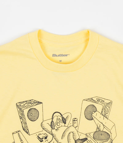 Butter Goods Easy Listening T-Shirt - Banana