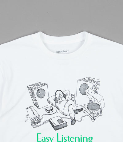 Butter Goods Easy Listening T-Shirt - White