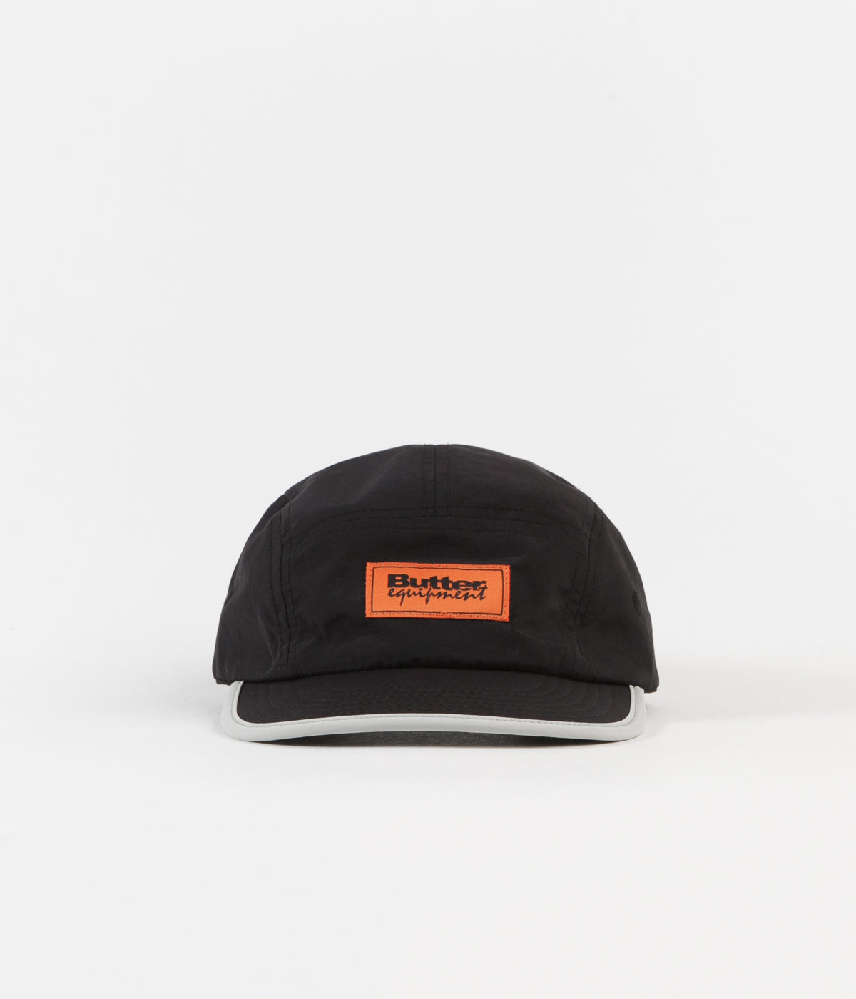 Butter Goods Equipment 5 Panel Cap Black Flatspot