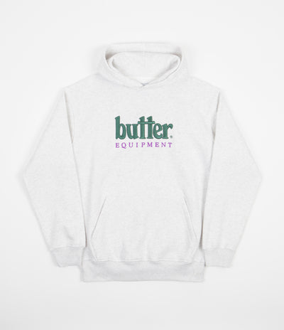 Butter Goods Equipment Embroidered Hoodie - Ash Grey