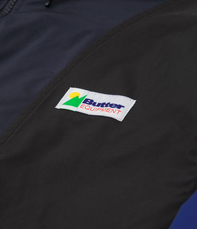 Butter Goods Equipment Pullover Jacket - Black / Navy / Royal