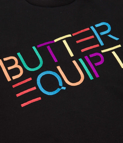 Butter Goods Equipt Crewneck Sweatshirt - Black