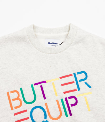 Butter Goods Equipt Crewneck Sweatshirt - Oatmeal