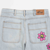 Butter Goods Flower Denim Jeans - Light Blue thumbnail