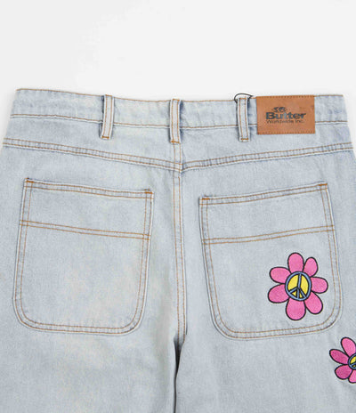 Butter Goods Flower Denim Jeans - Light Blue