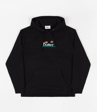 Butter Goods Flowers Classic Logo Pullover Hoodie - Black